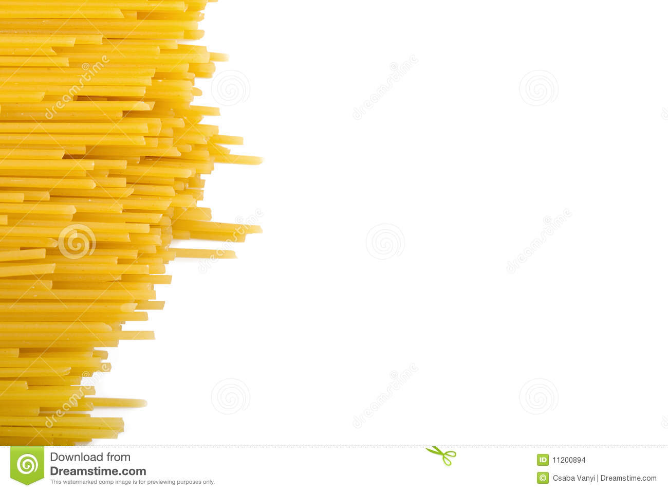 Spaghetti Border Clip Art