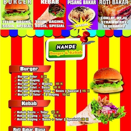 Spanduk Burger Mini