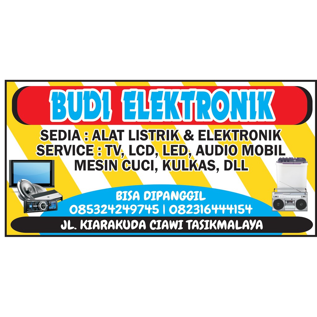 Spanduk Service Elektronik