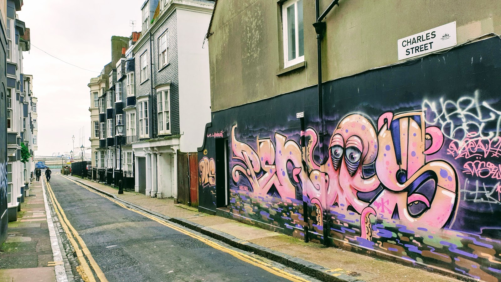 Squid Graffiti Wallpaper
