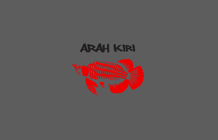 Stiker Ikan Arwana