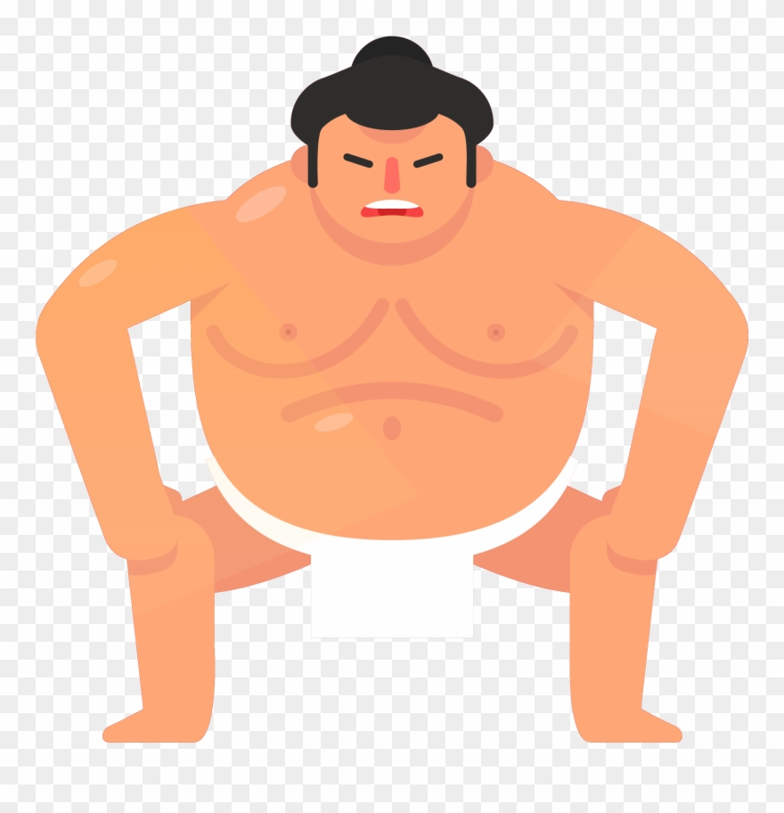 Sumo Wrestlers Clipart