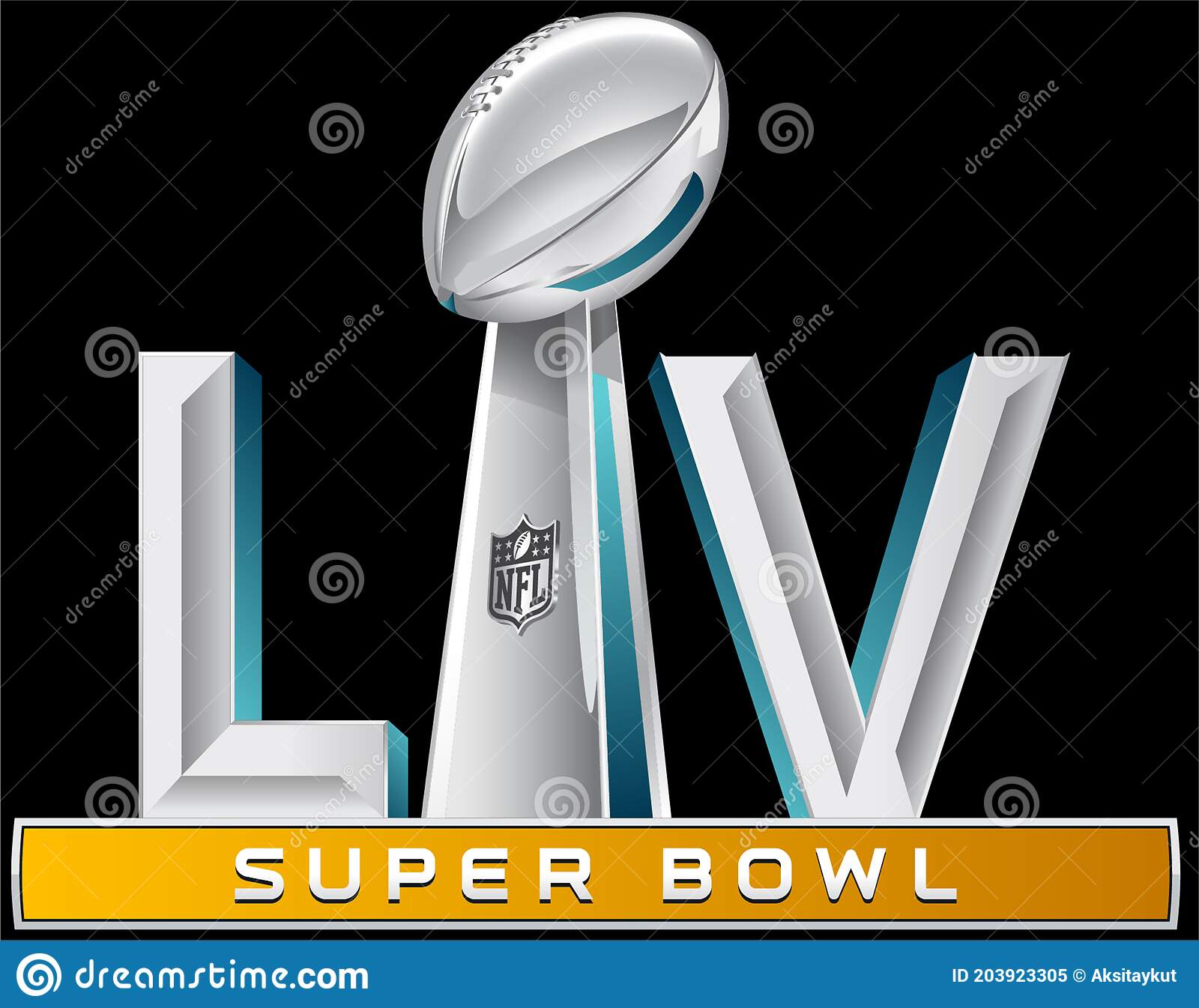 Super Bowl 55 Clipart