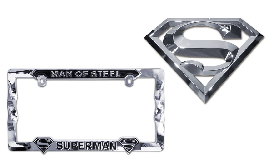 Superman License Plate Frame