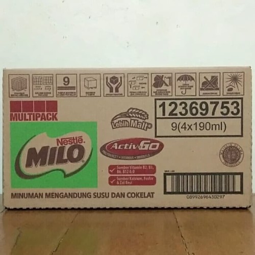 Susu Milo Coklat Kotak