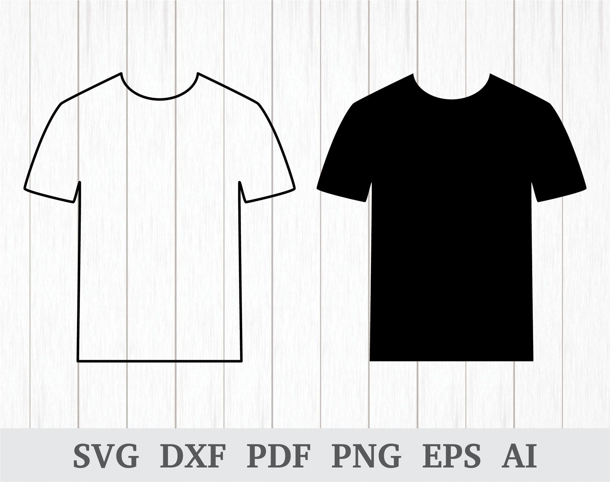 T Shirt Silhouette Png