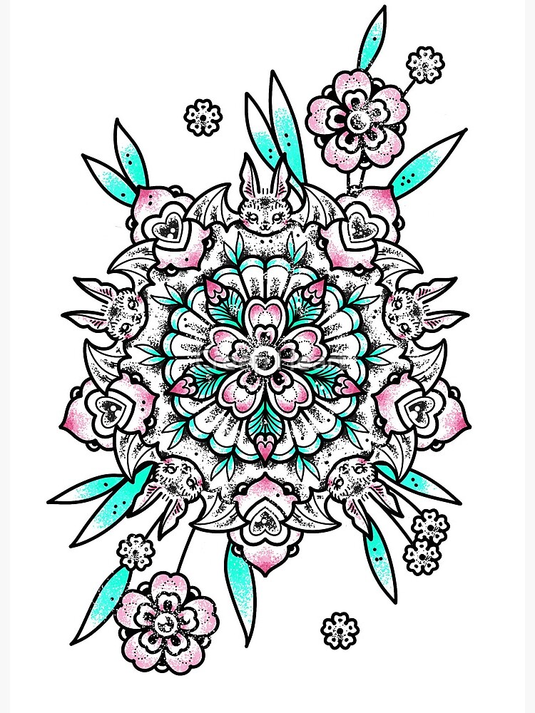 Tattoo Mandala Blume
