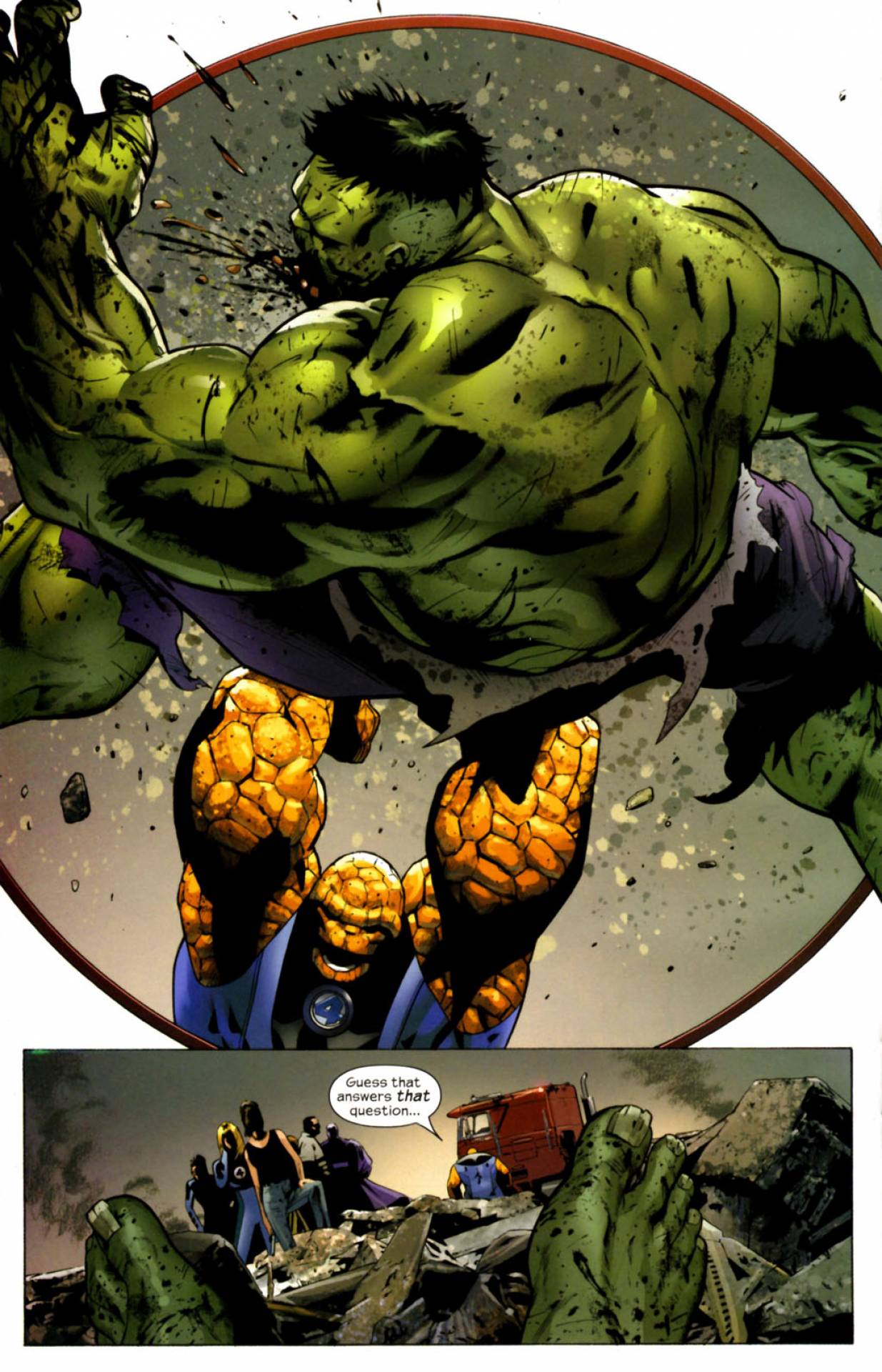 The Thing Vs Hulk