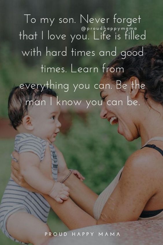 To My Son Love Mom Quotes