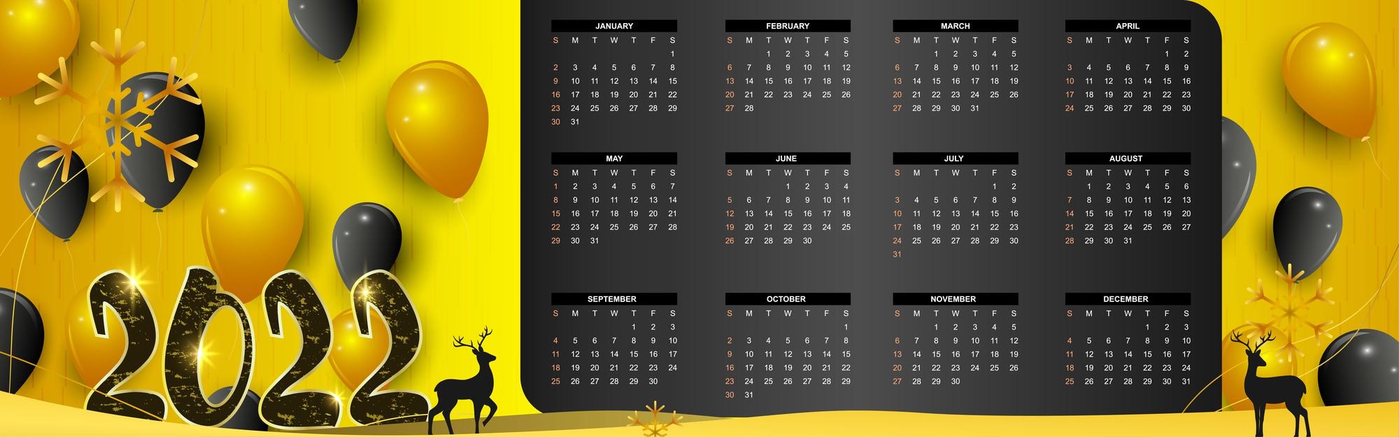 Vektor Kalender 2018