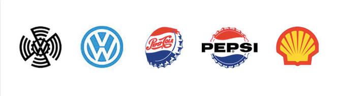 Verschiedene Marken Logos