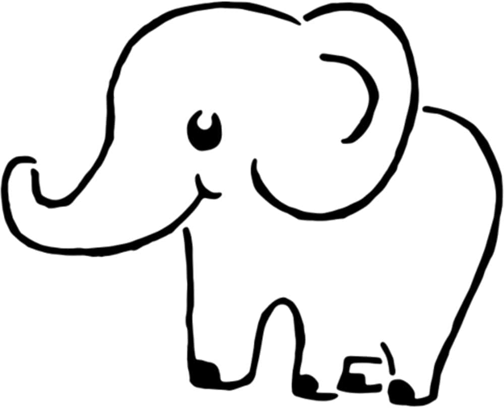 Vorlage Elefant