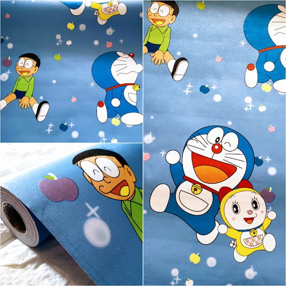 Wallpaper Dinding Motif Doraemon