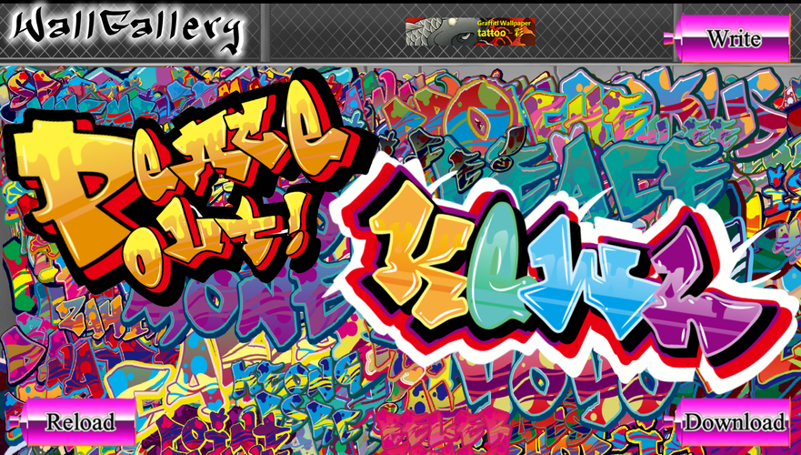 Wallpaper Graffiti Creator