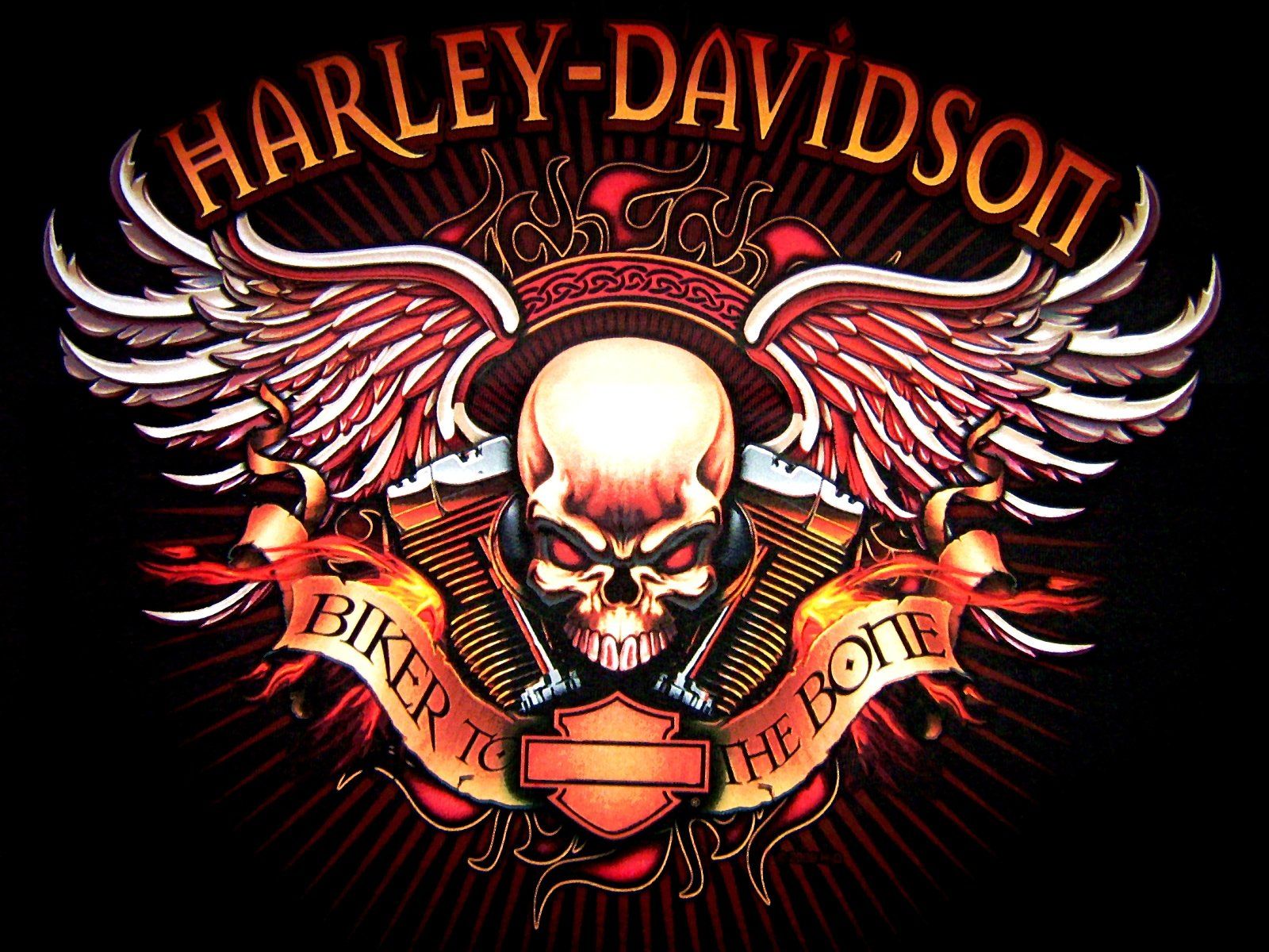 Wallpaper Harley Davidson 3d