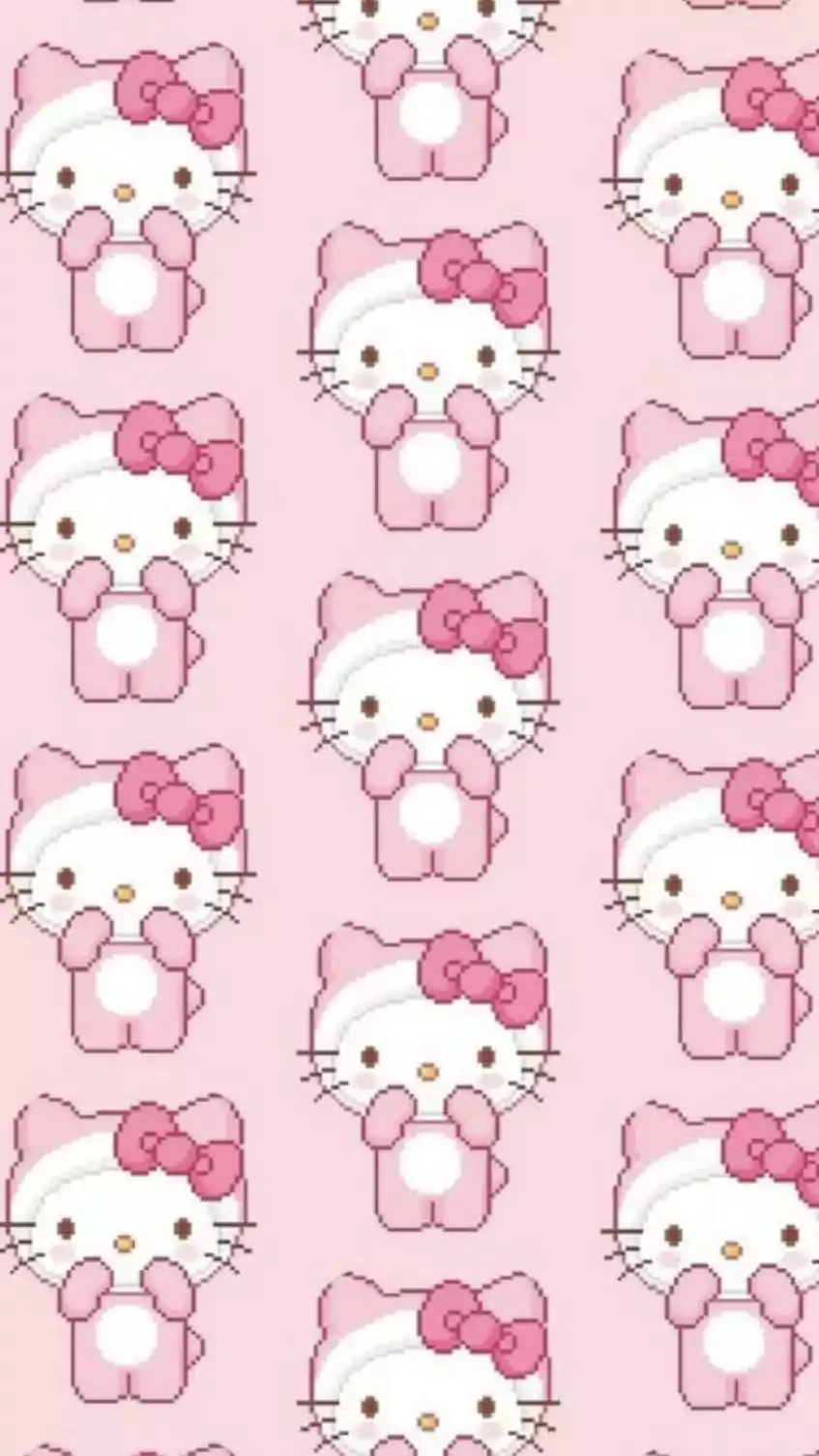Wallpaper Iphone Hello Kitty