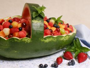 Watermelon Boat For Baby Shower
