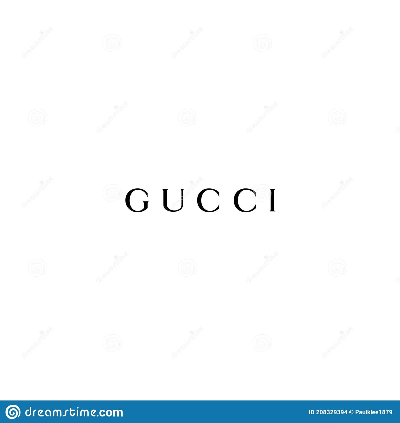White Gucci Logo