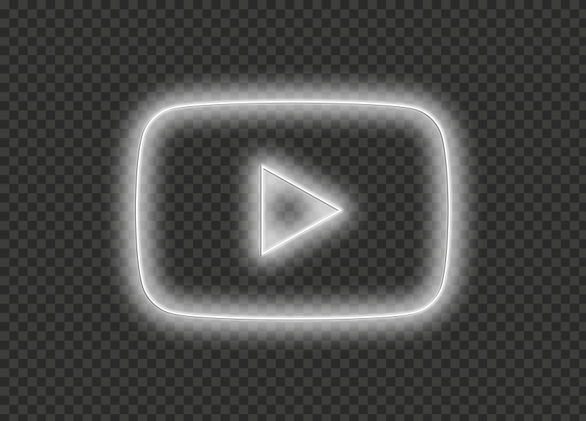 White Youtube Logo Png