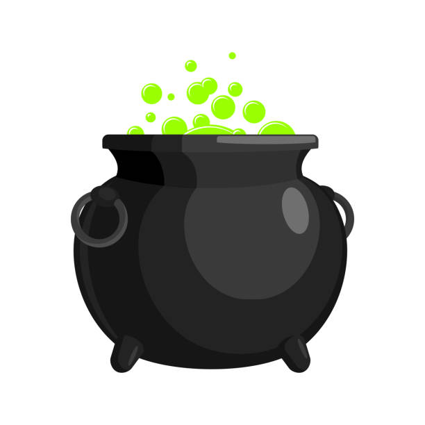 Witch And Cauldron Clipart