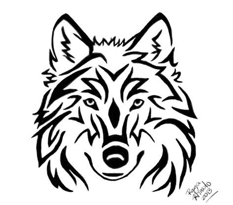 Wolf Vorlage Tattoo