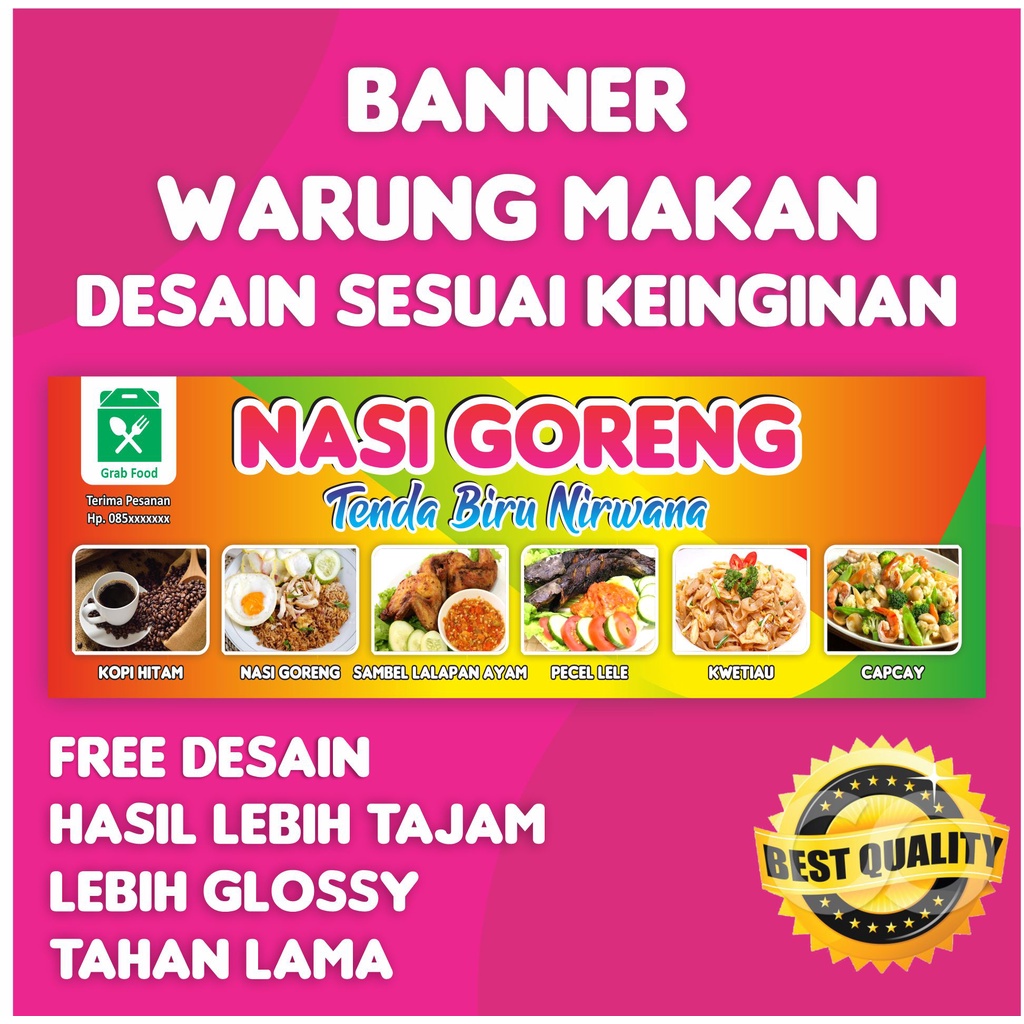 X Banner Warung Makan