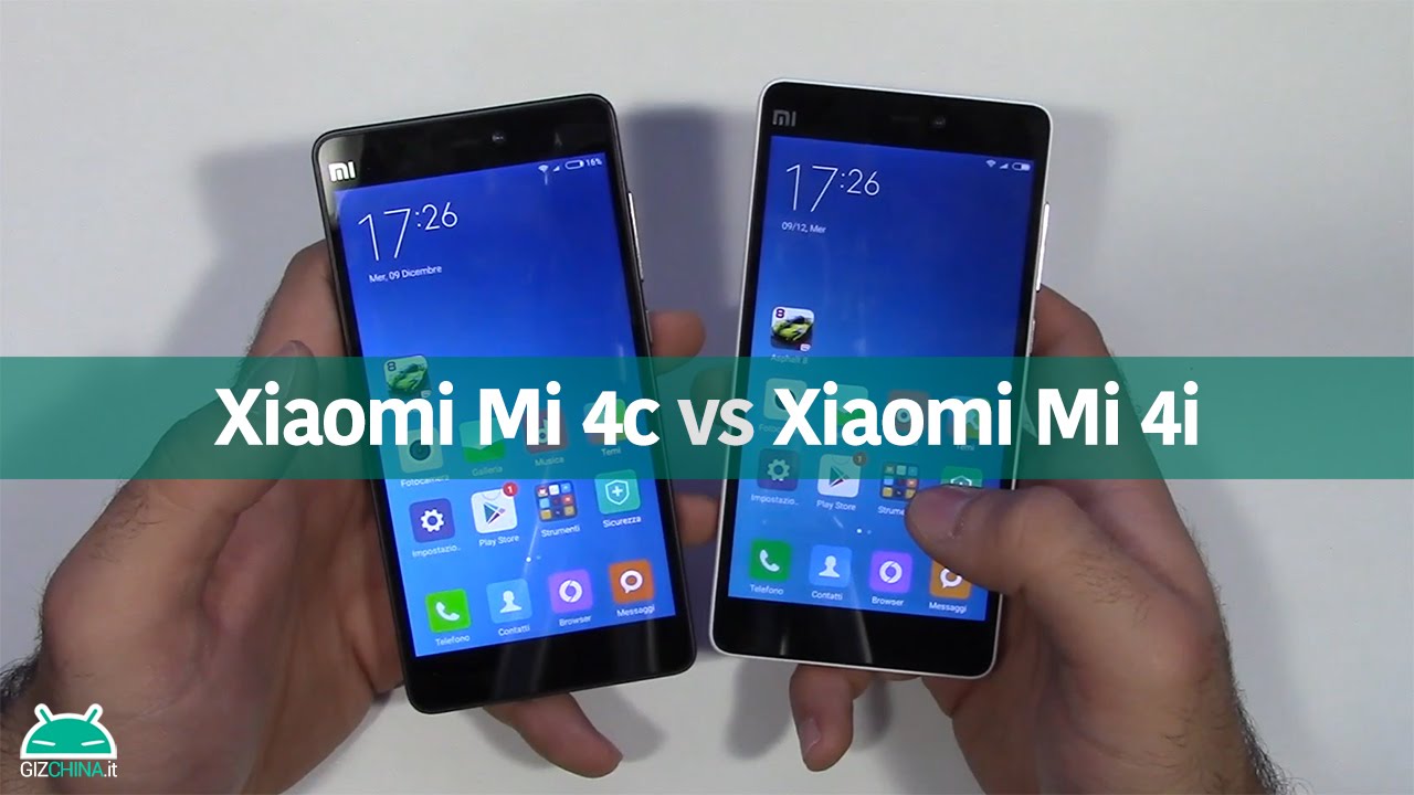 Xiaomi Mi4i Vs Mi4c